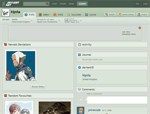 Tablet Screenshot of kipsta.deviantart.com