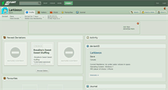 Desktop Screenshot of larkleeon.deviantart.com