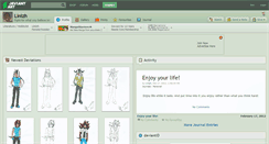 Desktop Screenshot of linizh.deviantart.com