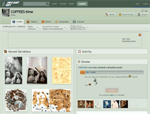 Tablet Screenshot of coffees-time.deviantart.com