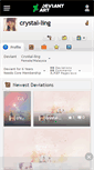 Mobile Screenshot of crystal-ling.deviantart.com