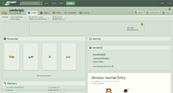 Desktop Screenshot of comfortplz.deviantart.com