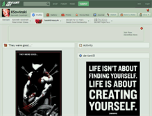 Tablet Screenshot of ksowinski.deviantart.com