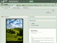Tablet Screenshot of jardin.deviantart.com