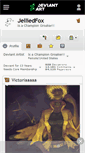 Mobile Screenshot of jelliedfox.deviantart.com