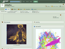 Tablet Screenshot of jelliedfox.deviantart.com