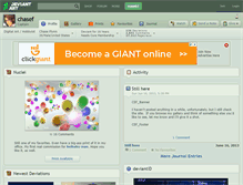 Tablet Screenshot of chasef.deviantart.com