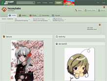 Tablet Screenshot of heysaybabo.deviantart.com