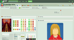 Desktop Screenshot of elizabethbarndollar.deviantart.com