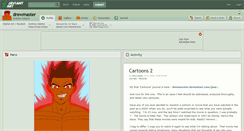 Desktop Screenshot of drewmaster.deviantart.com