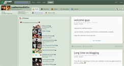 Desktop Screenshot of leathermouthxo.deviantart.com
