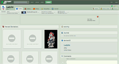 Desktop Screenshot of ladylist.deviantart.com