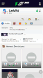 Mobile Screenshot of ladylist.deviantart.com