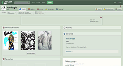 Desktop Screenshot of macdoogle.deviantart.com