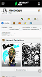 Mobile Screenshot of macdoogle.deviantart.com