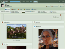 Tablet Screenshot of gylana.deviantart.com