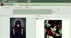 Desktop Screenshot of belowdarkwater.deviantart.com