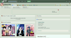 Desktop Screenshot of mukuro-fans.deviantart.com