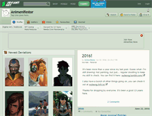Tablet Screenshot of animenifestor.deviantart.com