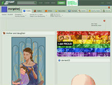 Tablet Screenshot of morgainej.deviantart.com