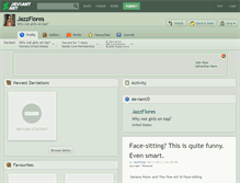 Tablet Screenshot of jazzflores.deviantart.com