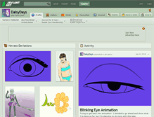 Tablet Screenshot of daisydays.deviantart.com