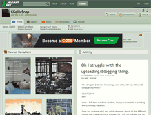 Tablet Screenshot of ckelliesnap.deviantart.com