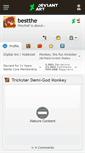 Mobile Screenshot of bestthe.deviantart.com