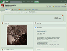Tablet Screenshot of liquidmoonlight.deviantart.com