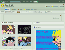 Tablet Screenshot of chibi-hiruki.deviantart.com