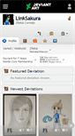 Mobile Screenshot of linksakura.deviantart.com
