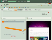Tablet Screenshot of ice-or-fire.deviantart.com