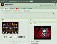 Tablet Screenshot of lucifer-ofpride.deviantart.com