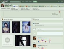 Tablet Screenshot of jakehegel.deviantart.com