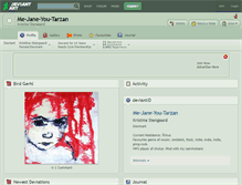Tablet Screenshot of me-jane-you-tarzan.deviantart.com