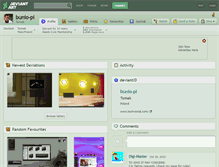Tablet Screenshot of bunio-pl.deviantart.com