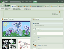 Tablet Screenshot of karakas.deviantart.com