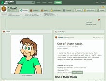 Tablet Screenshot of djseand.deviantart.com