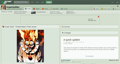 Desktop Screenshot of kojacksplitter.deviantart.com