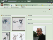 Tablet Screenshot of kokolin12.deviantart.com