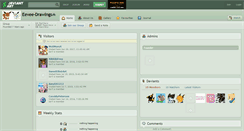 Desktop Screenshot of eevee-drawings.deviantart.com