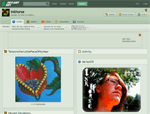 Tablet Screenshot of inkhorse.deviantart.com