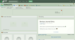 Desktop Screenshot of fantasy25792.deviantart.com