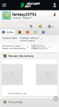 Mobile Screenshot of fantasy25792.deviantart.com