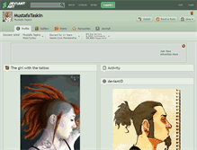 Tablet Screenshot of mustafataskin.deviantart.com