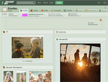 Tablet Screenshot of elmofeo.deviantart.com