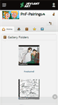 Mobile Screenshot of pnf-pairings.deviantart.com