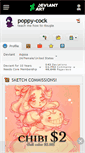 Mobile Screenshot of poppy-cock.deviantart.com