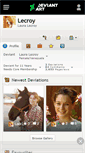 Mobile Screenshot of lecroy.deviantart.com