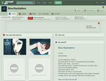 Tablet Screenshot of libra-illustrations.deviantart.com